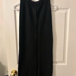 Black Sleeveless Knit Dress
